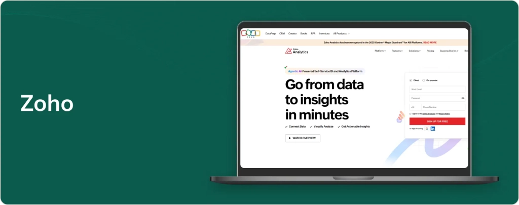 Zoho Analytics