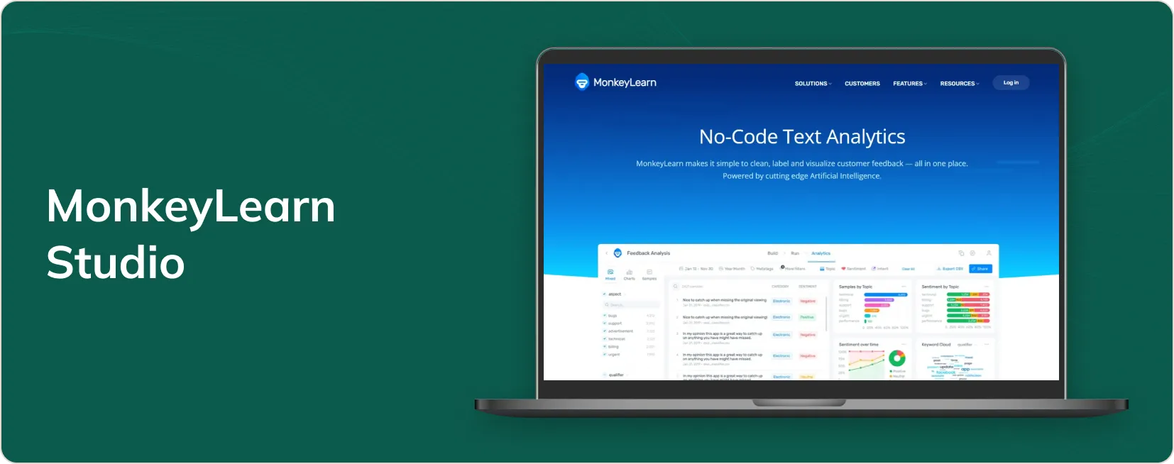 MonkeyLearn Studio